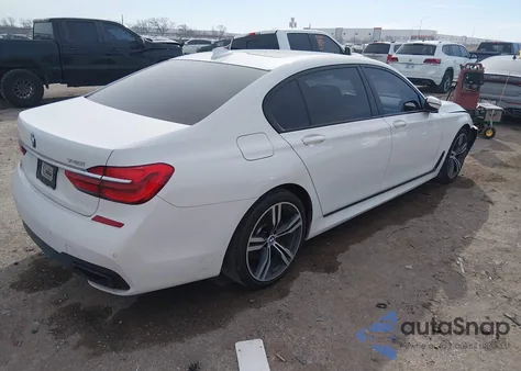 2019 BMW 740I из США, поврежденный, VIN WBA7E2C59KB454433